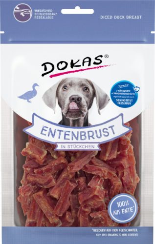 Dokas - Szárított húsdarabok - Kacsa - 70g