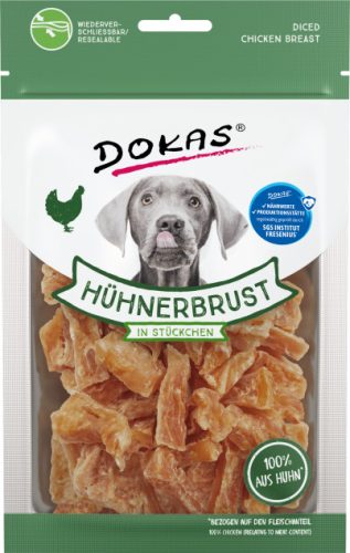 Dokas - Szárított húsdarabok - Csirke - 70g