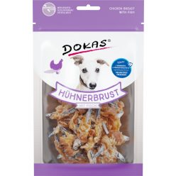 Dokas - Szárított csirkemell - Hallal - 70g