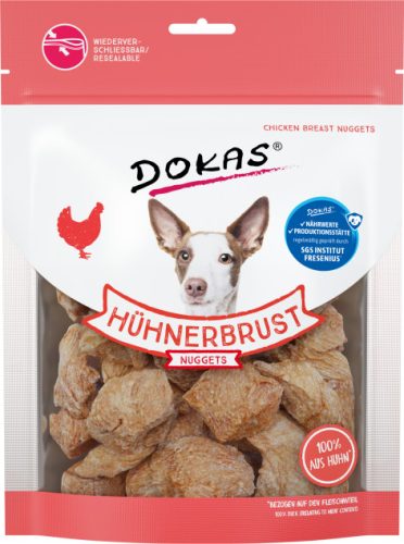 Dokas - Fagyasztva szárított - Csirkemell nuggets - 110g