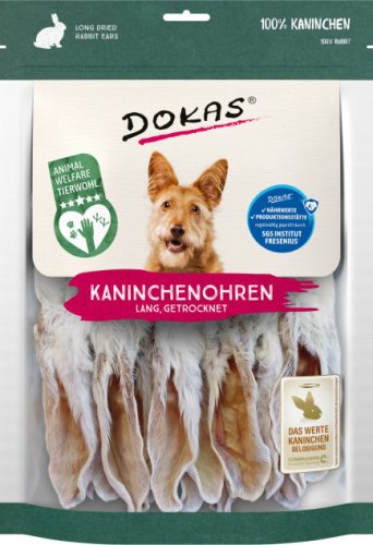 Dokas - Szárított szőrös nyúlfül - Hosszú - 180g