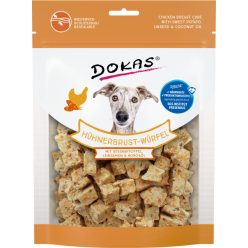   Dokas - Fagyasztva szárított - Csirkemell kockák - Édesburgonyával, lenmaggal és kókuszolajjal - 150g