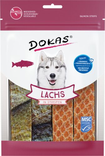 Dokas - Szárított lazac csíkok - 100g