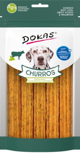 Dokas - Churros - Marhamájjal és édesburgonyával - 150g