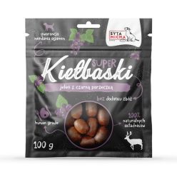   Syta Micha - Mini kolbászkák - Szarvas fekete ribizlivel - 100g