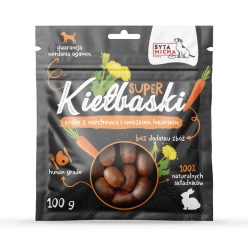   Syta Micha - Mini kolbászkák - Nyúl sárgarépával és gyermekláncfűvel - 100g