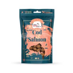   Syta Micha - Szárított jutalomfalat - Tőkehal és Lazac - 80g