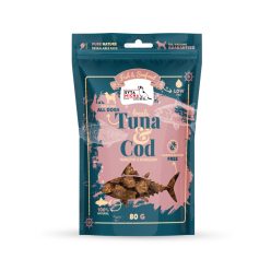   Syta Micha - Szárított jutalomfalat - Tőkehal és Tonhal - 80g