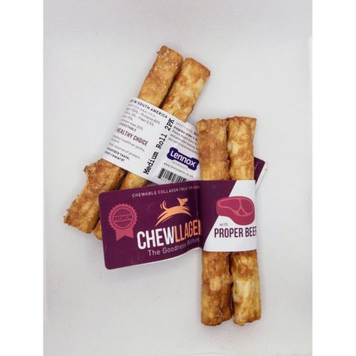 Chewllagen marhás kollagén rúd - M (2 db)