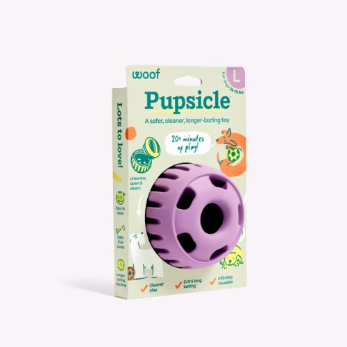 Woof - Pupsicle tölthető kutyajáték lila - L