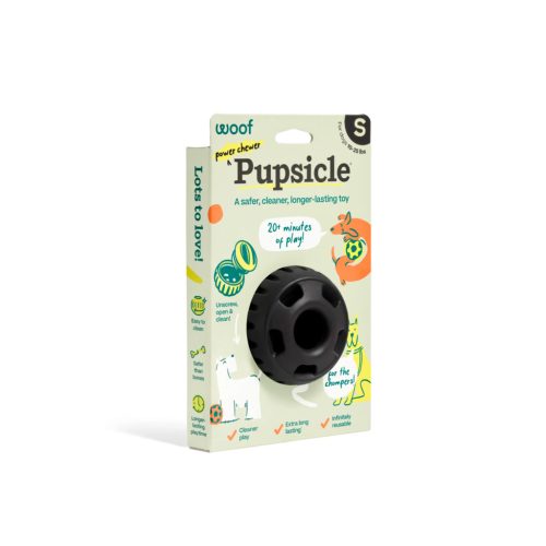 Woof - Pupsicle tölthető kutyajáték fekete - S