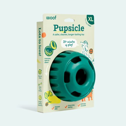 Woof - Pupsicle tölthető kutyajáték zöld - XL