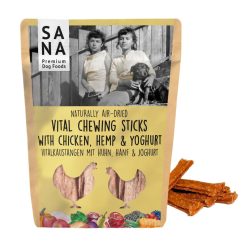   Sana -  Fogtisztító rágópálcika - Csirke kenderrel és joghurttal - 150 g