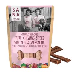   Sana - Fogtisztító rágópálcika - Marha vadlazac olajjal - 150g