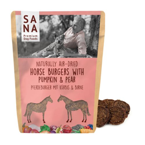 Sana - Burger - Ló sütőtökkel és körtével - 100g
